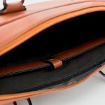 کیف اداری چرم طبیعی برند مکس مدل ۱۱۷۶ عسلی