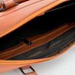 کیف اداری چرم طبیعی برند مکس مدل ۱۱۷۶ عسلی