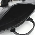 کیف اداری تمام چرم طبیعی برند چنار مدل aka مشکی