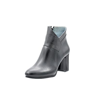 نیم بوت زنانه چرم طبیعی برند AGM کد ۸۲۲