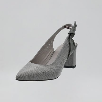 کفش مجلسی زنانه چرم تبریز کد ۳۸ طوسی