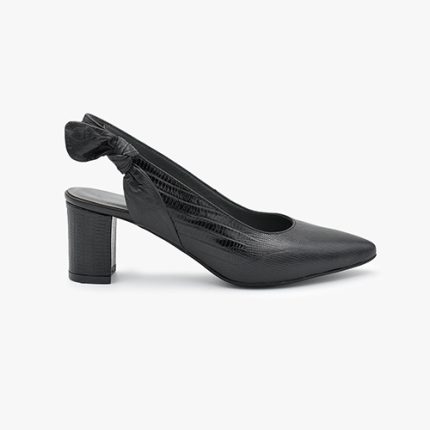 کفش مجلسی زنانه چرم تبریز کد ۳۸ مشکی