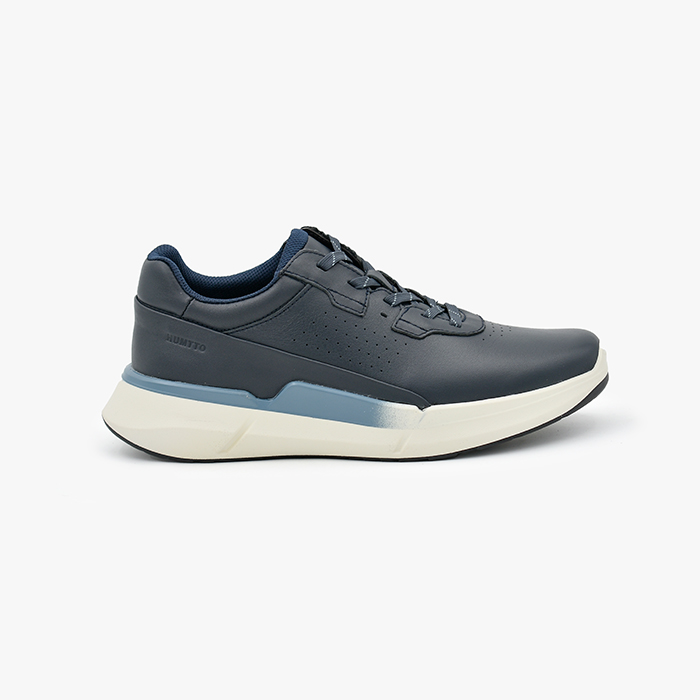 _DSC1009 کفش هومتو چرم مصنوعی مدل 350424A-3 سورمه ای